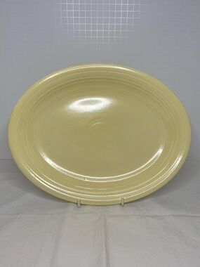 Vintage Fiesta 12” Oval Platter - Ivory